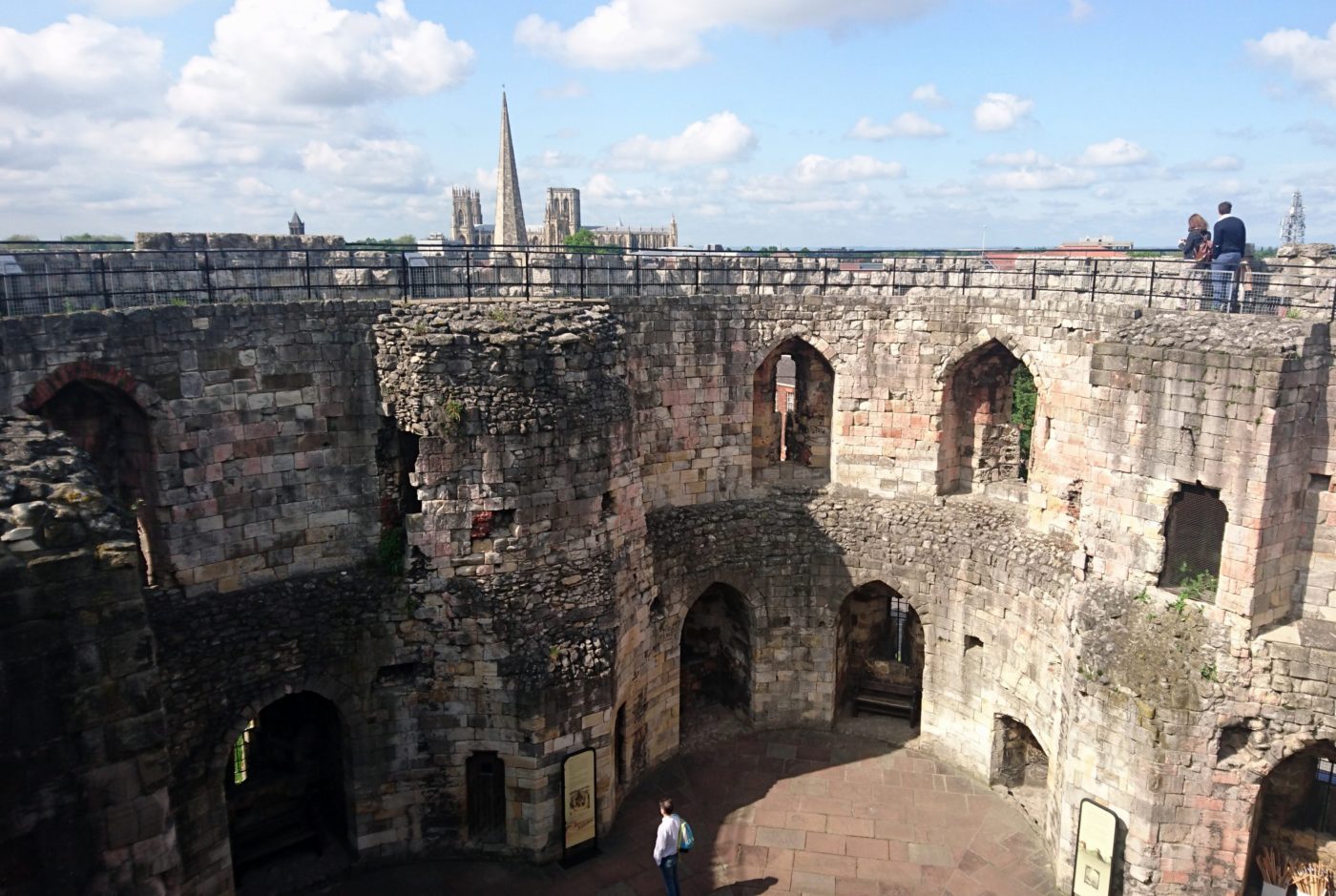 York Clifford's Tower inside