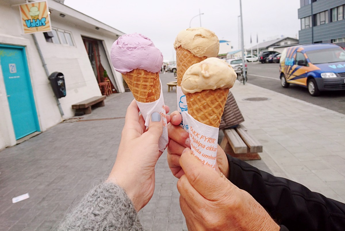 ice cream valdis reykjavik