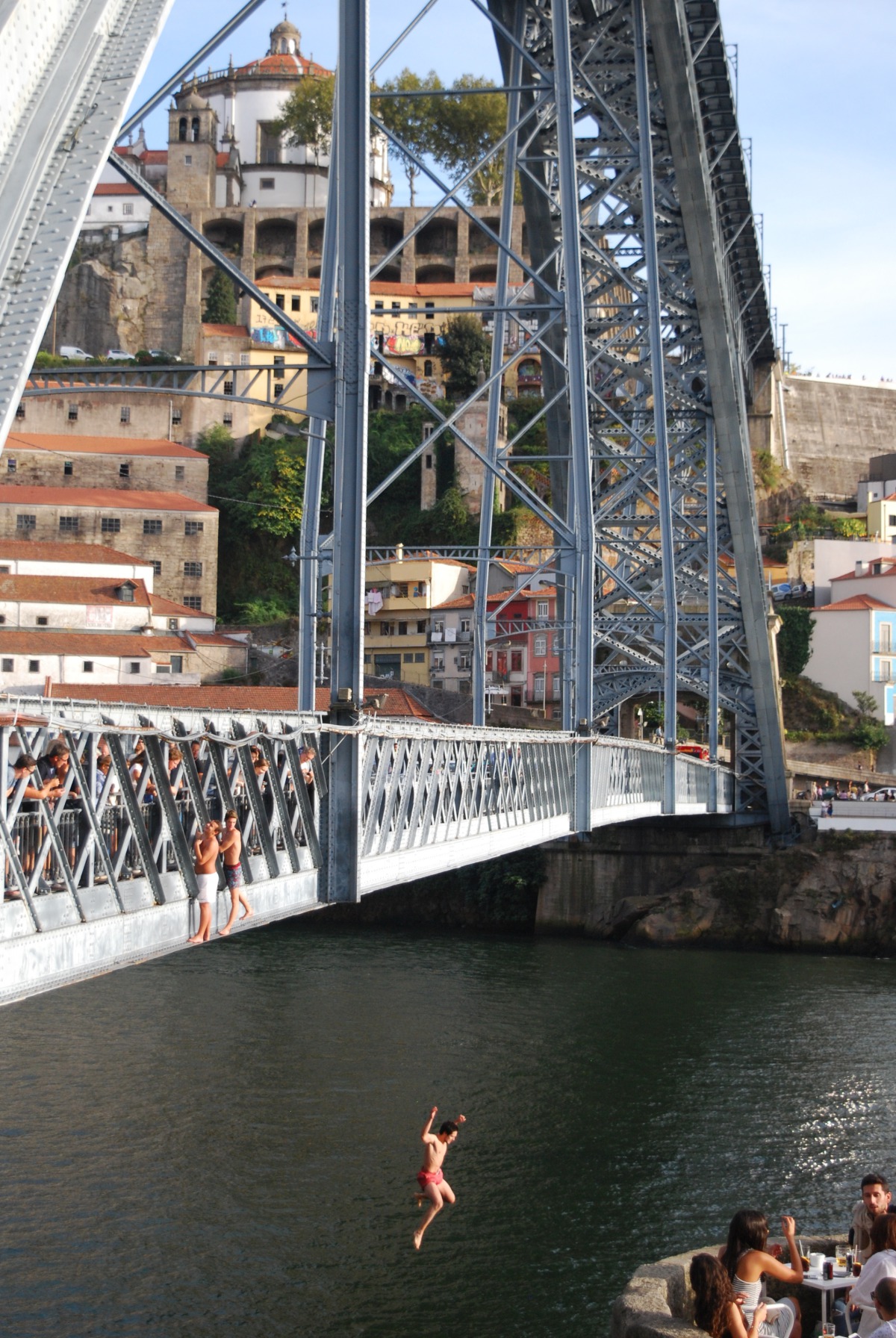 luis bridge porto jumping