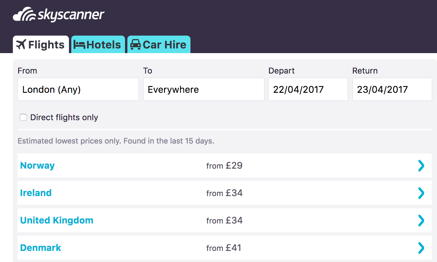 skyscanner