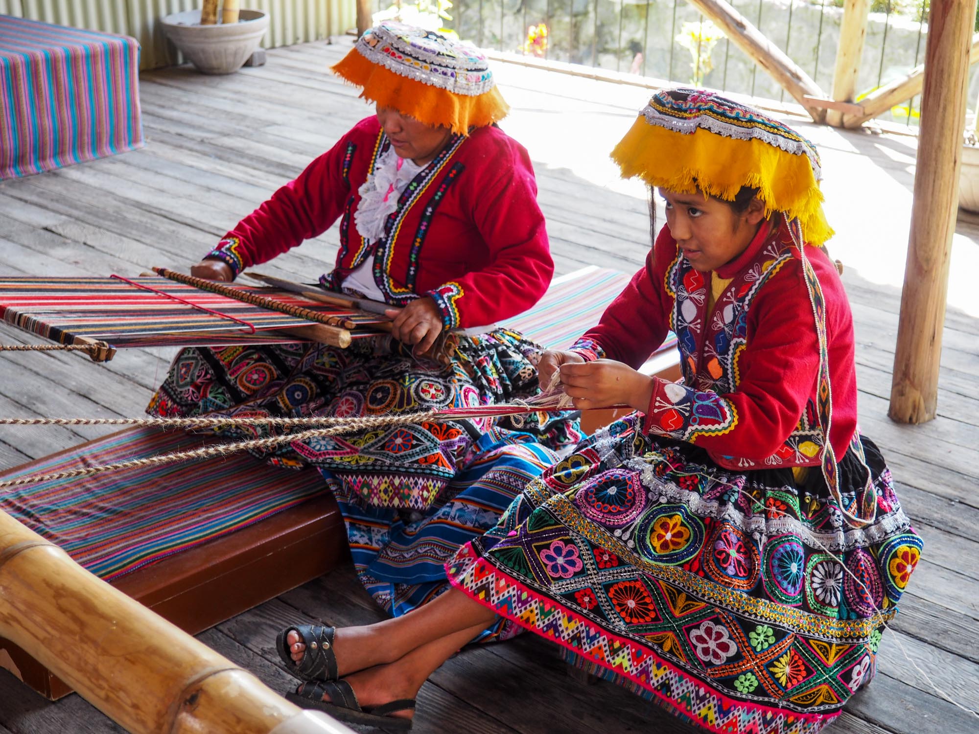 peruvian weaving