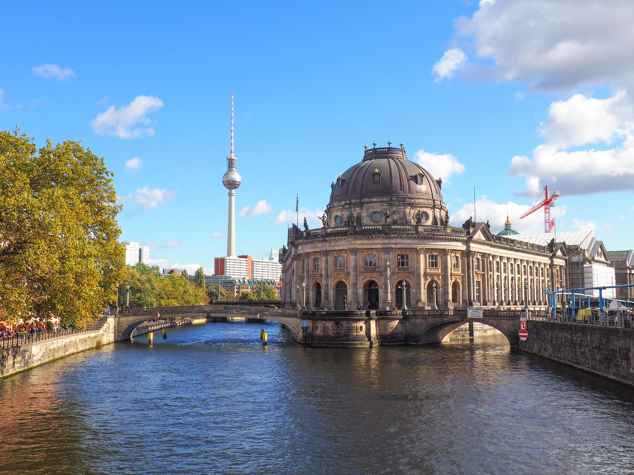 Berlin river and museum island