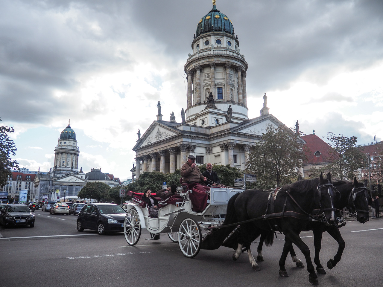 Gendarmenmarkt and horse