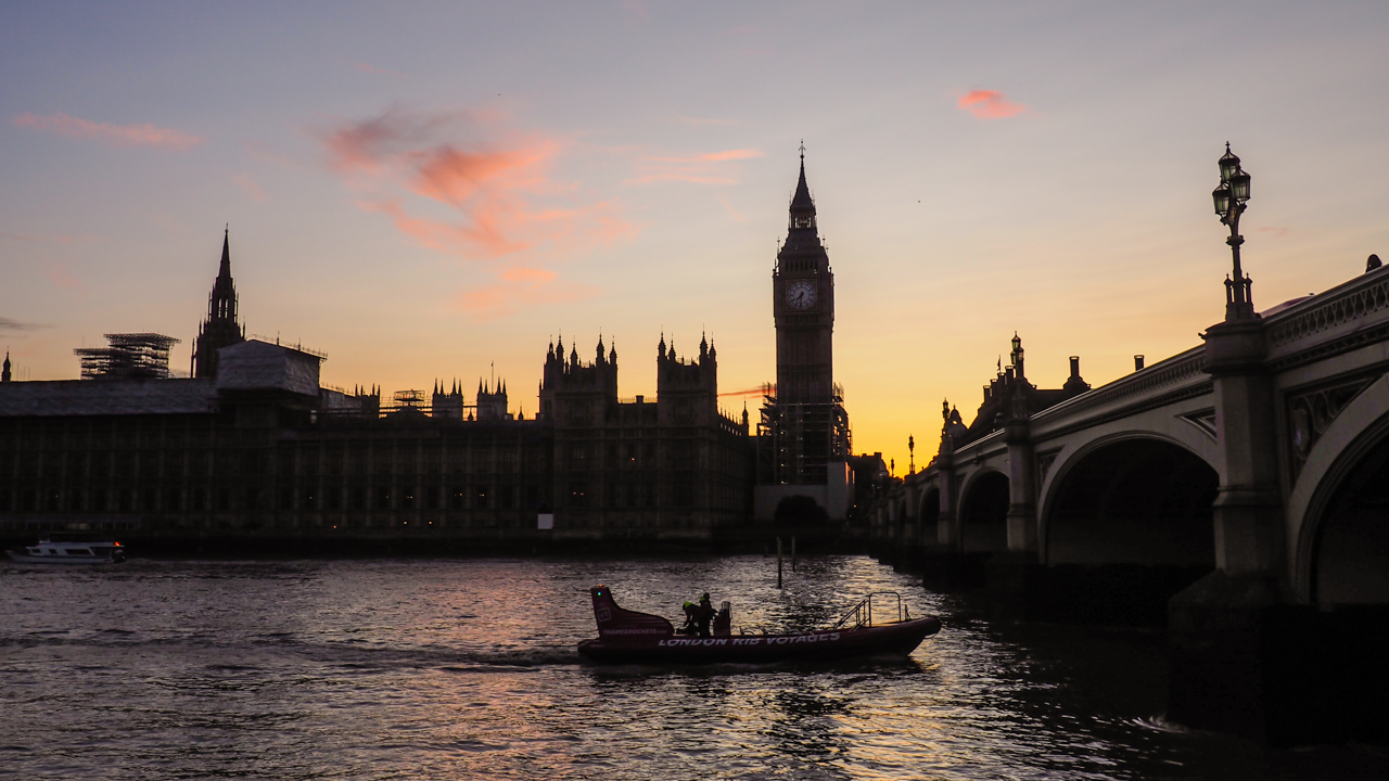 westminster sunset